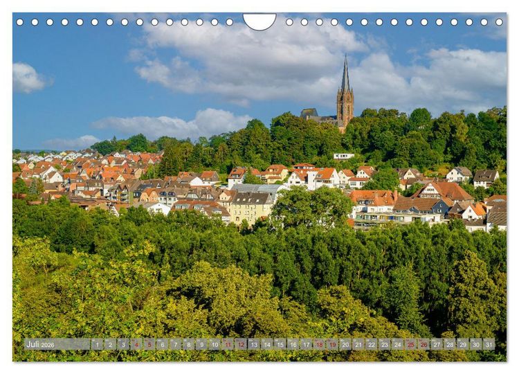 Produktbild: Ein Blick auf Frankenberg an der Eder (Wandkalender 2026 DIN A4 quer), CALVENDO Monatskalender