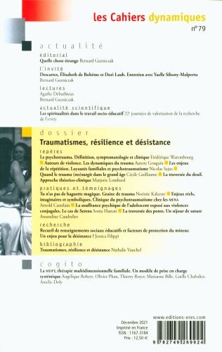 Produktbild: Les cahiers dynamiques: No 79