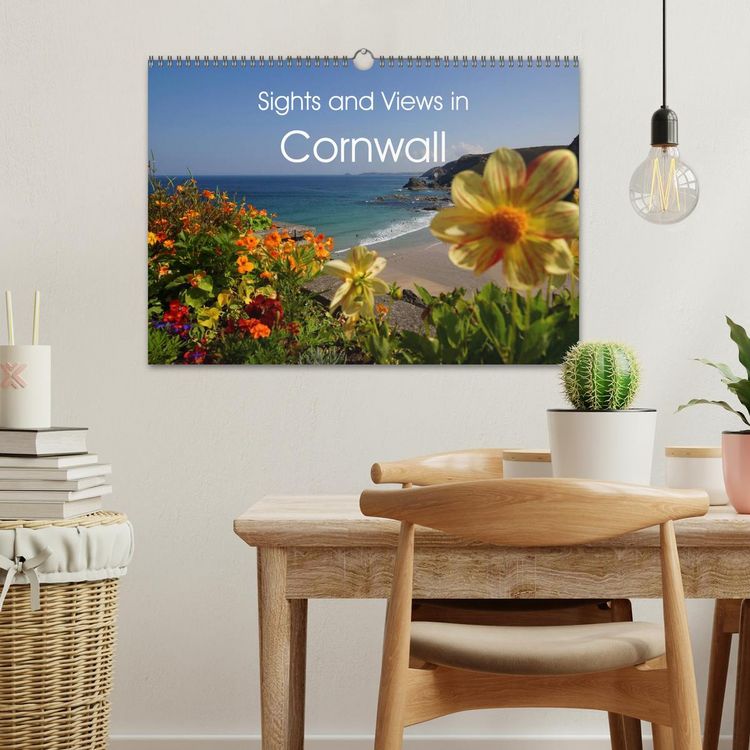 Produktbild: Sights and Views in Cornwall (Wall Calendar 2026 DIN A3 landscape), CALVENDO 12 Month Wall Calendar