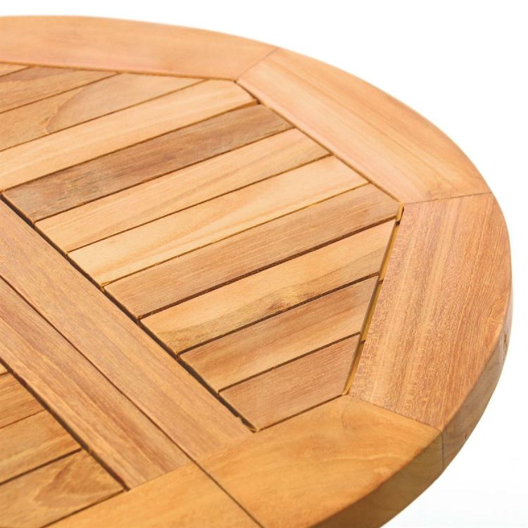 Beistelltisch Blumen Hocker Tisch klappbar Teak