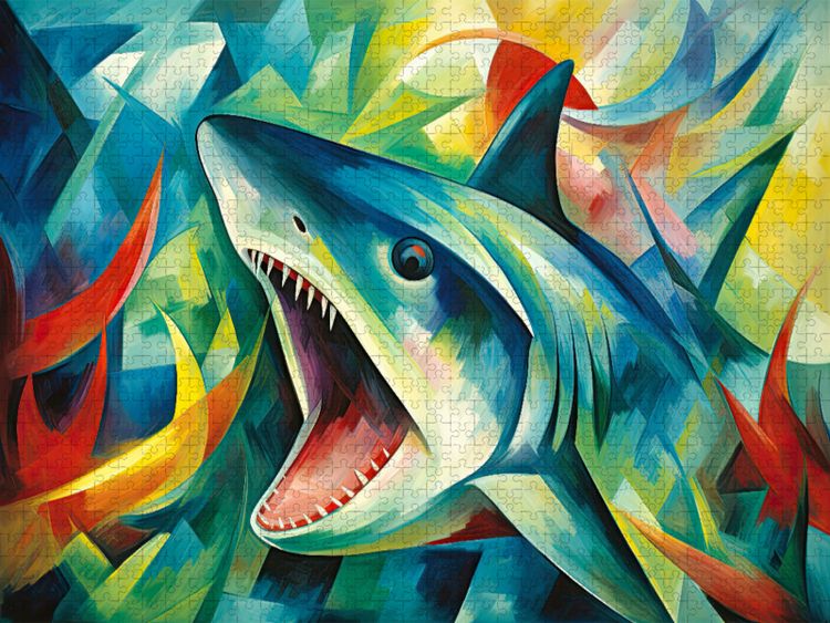 Produktbild: CALVENDO Puzzle Hai | 2000 Teile Lege-Gr&ouml;&szlig;e 90x67cm Foto-Puzzle f&uuml;r gl&uuml;ckliche Stunden