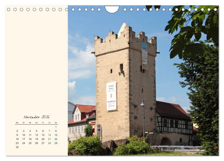Produktbild: Saalfeld an der Saale &ndash; mein Streifzug durch die historische Altstadt (Wandkalender 2026 DIN A4 quer), CALVENDO Monatskalender