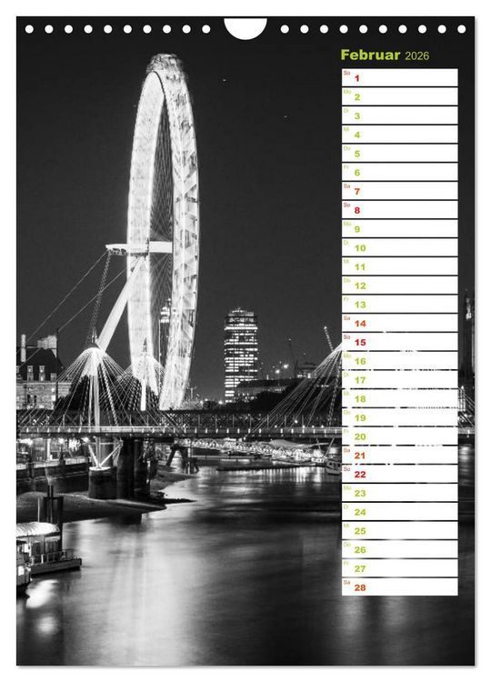 Produktbild: Big City London (Wandkalender 2026 DIN A4 hoch), CALVENDO Monatskalender