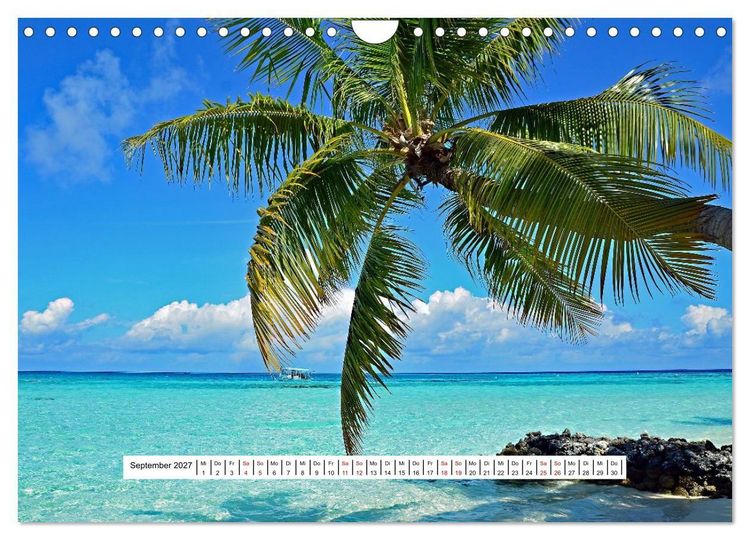Produktbild: Malediven - die Sehnsucht nach dem Paradies (Wandkalender 2027 DIN A4 quer), CALVENDO Monatskalender