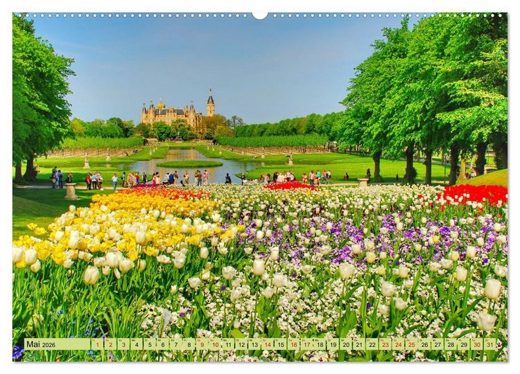 Produktbild: Schwerin - Welterbe (Wandkalender 2026 DIN A2 quer), CALVENDO Monatskalender