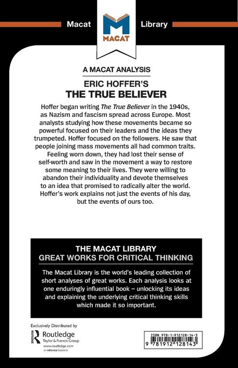 Produktbild: An Analysis of Eric Hoffer's The True Believer