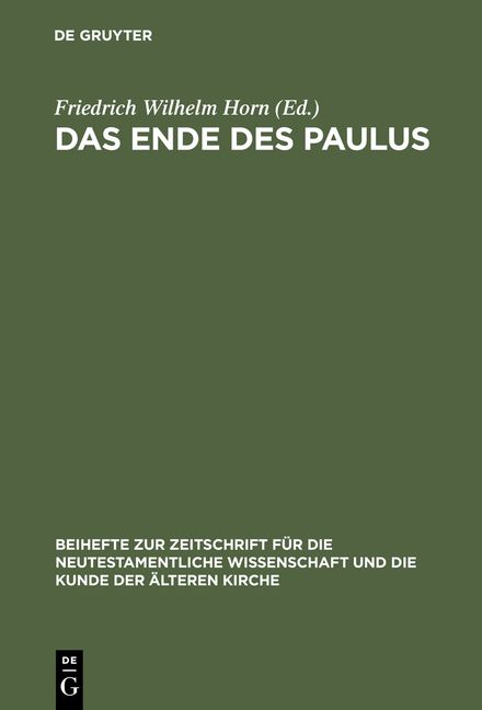 Produktbild: Das Ende des Paulus