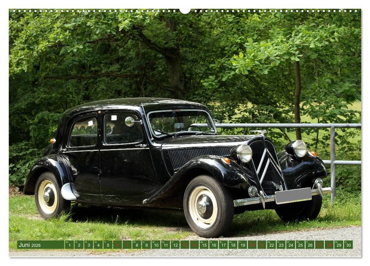 Produktbild: Oldtimer - Fahrzeuge die Geschichte schrieben (Wandkalender 2026 DIN A2 quer), CALVENDO Monatskalender