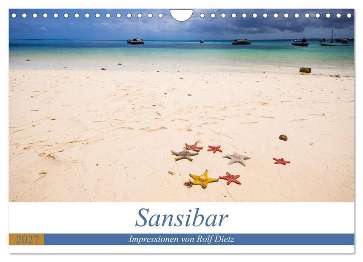 Produktbild: Sansibar - Impressionen von Rolf Dietz (Wandkalender 2027 DIN A4 quer), CALVENDO Monatskalender