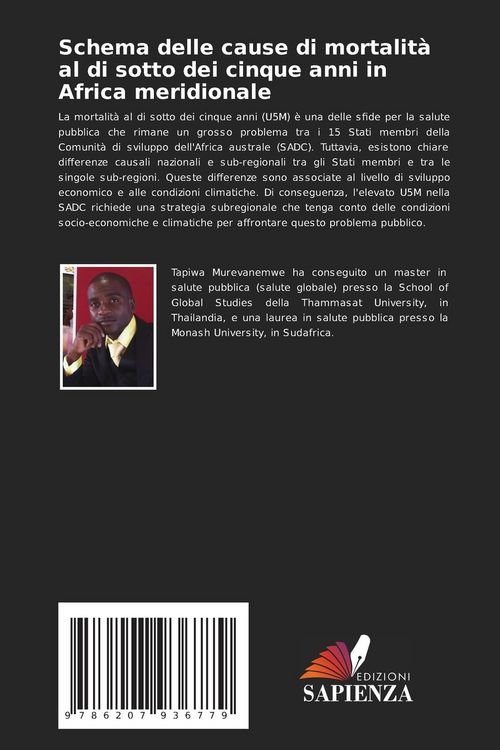 Produktbild: Schema delle cause di mortalit&agrave; al di sotto dei cinque anni in Africa meridionale
