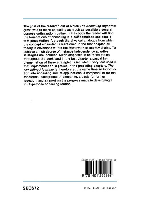 Produktbild: The Annealing Algorithm