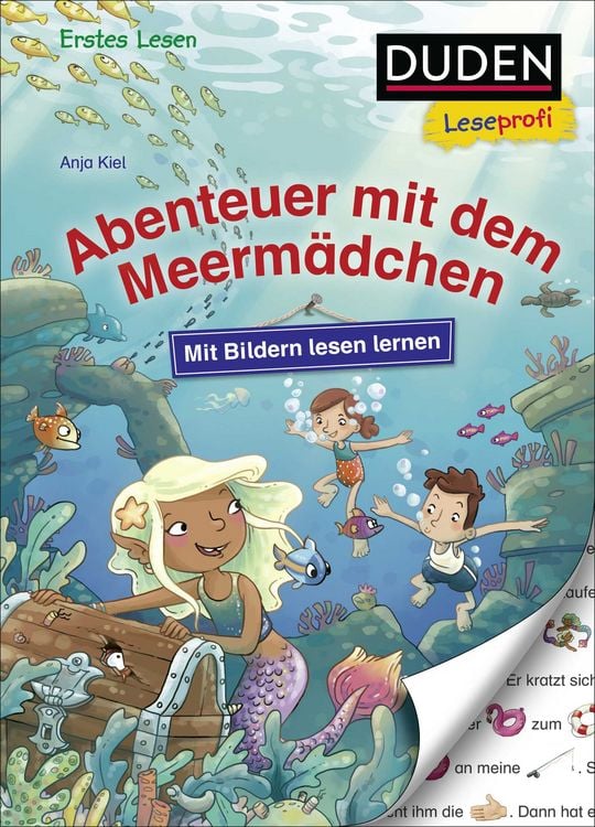 Produktbild: Duden Leseprofi &ndash; Mit Bildern lesen lernen: Abenteuer mit dem Meerm&auml;dchen
