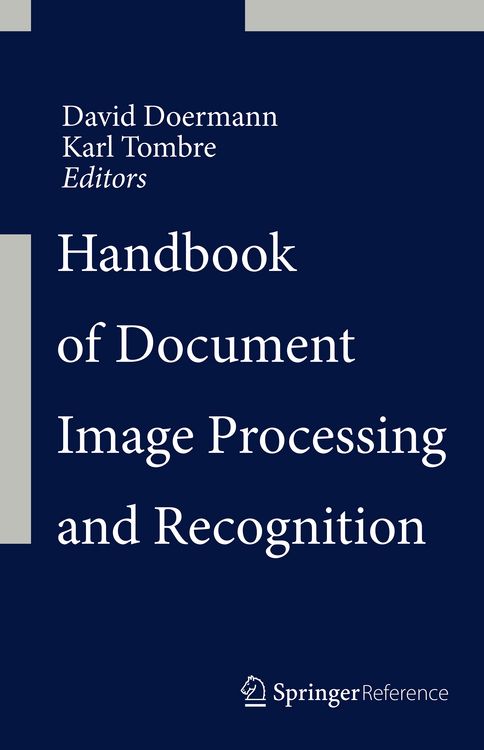 Produktbild: Handbook of Document Image Processing and Recognition