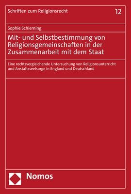 Produktbild: Mit- und Selbstbestimmung von Religionsgemeinschaften in der Zusammenarbeit mit dem Staat