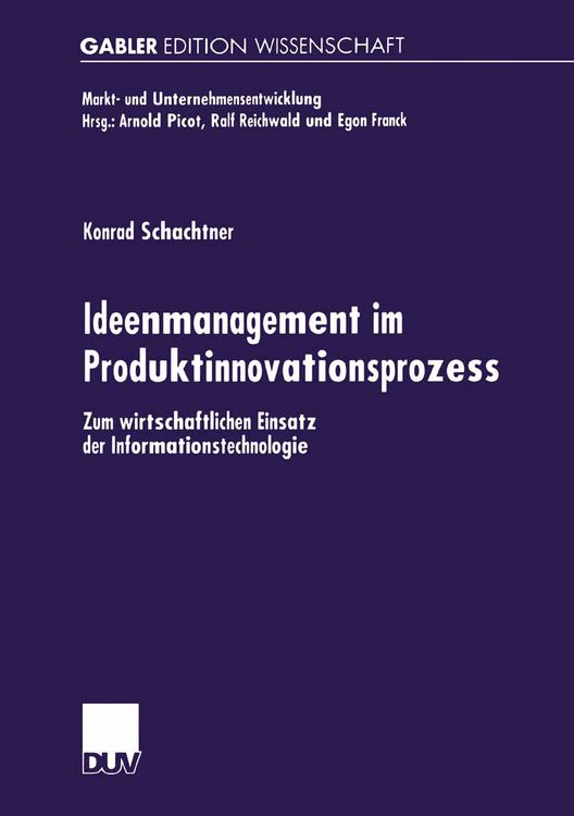 Produktbild: Ideenmanagement im Produktinnovationsprozess