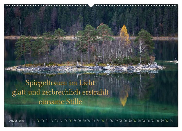 Produktbild: Haiku - Gedichte in 17 Silben (Wandkalender 2026 DIN A2 quer), CALVENDO Monatskalender