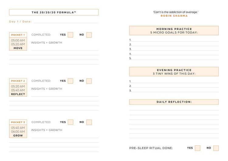 Produktbild: The 5 AM Club Morning Journal