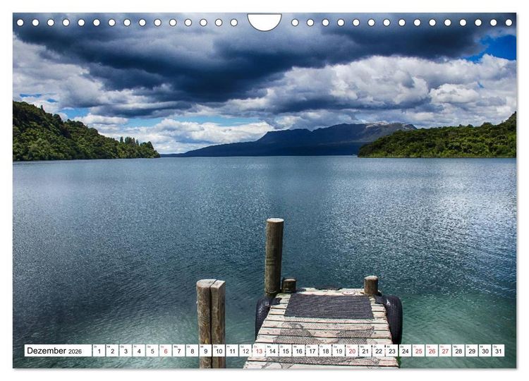 Produktbild: Neuseeland. Traumhafte Naturlandschaften (Wandkalender 2026 DIN A4 quer), CALVENDO Monatskalender