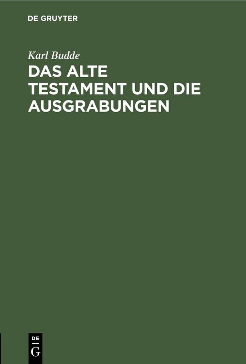 Produktbild: Das Alte Testament und die Ausgrabungen