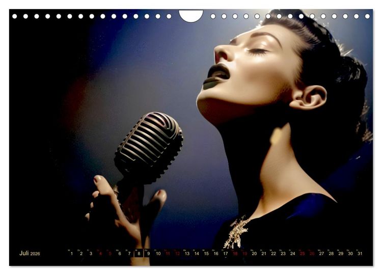 Produktbild: Die Stimme der Leidenschaft (Wandkalender 2026 DIN A4 quer), CALVENDO Monatskalender