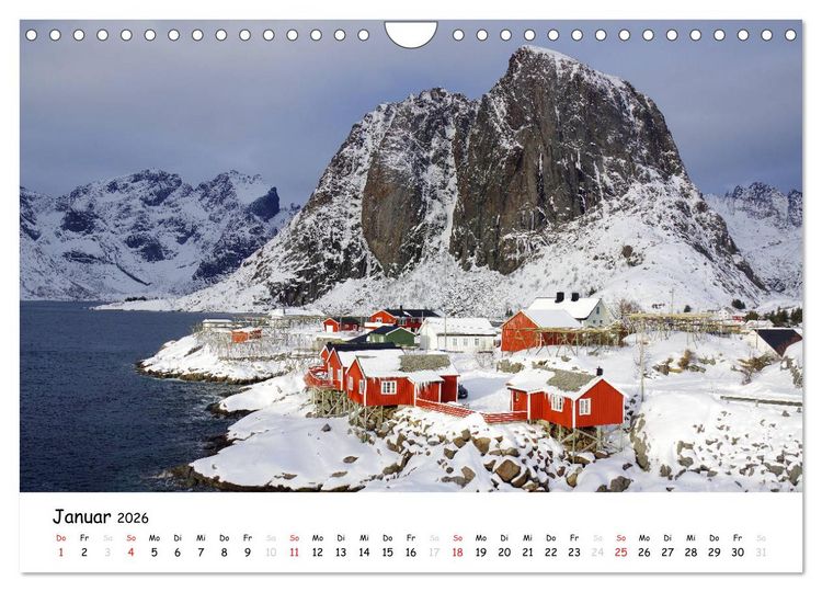 Produktbild: Die Lofoten - Magie des Lichtes (Wandkalender 2026 DIN A4 quer), CALVENDO Monatskalender