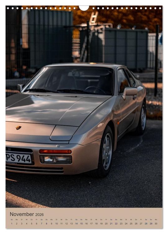 Produktbild: Porsche 944 - Fine Art (Wandkalender 2026 DIN A3 hoch), CALVENDO Monatskalender