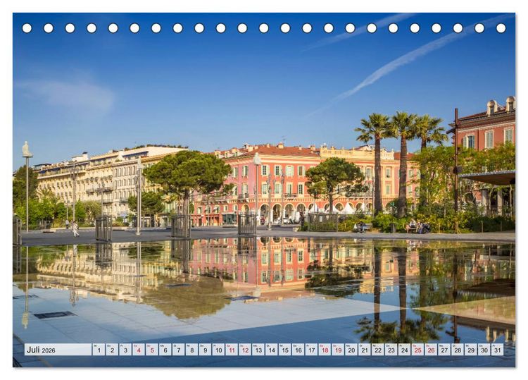 Produktbild: C&Ocirc;TE D&rsquo;AZUR Bezaubernde Orte (Tischkalender 2026 DIN A5 quer), CALVENDO Monatskalender