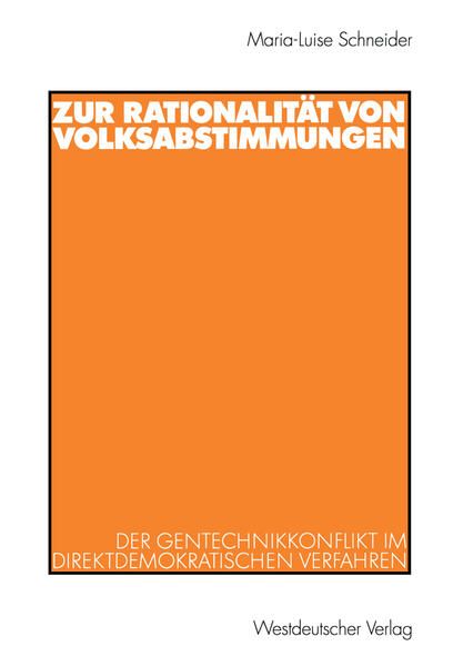 Produktbild: Zur Rationalit&auml;t von Volksabstimmungen