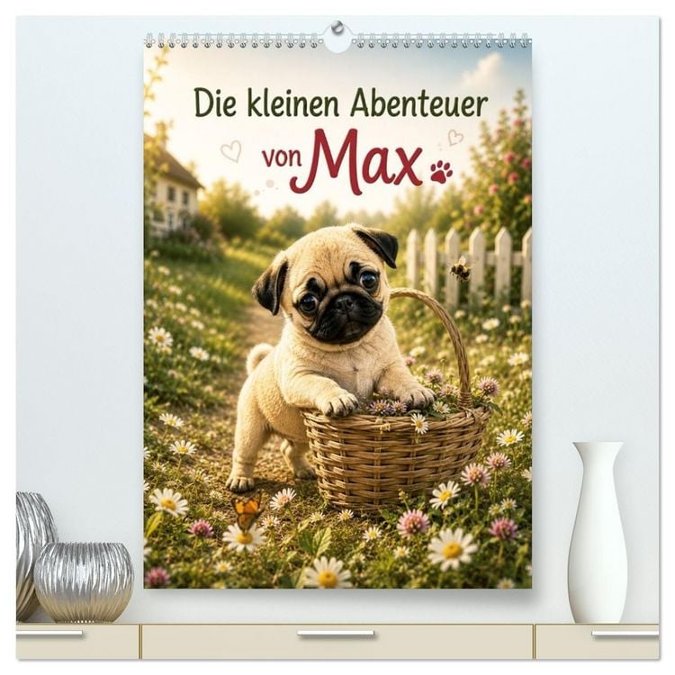 Produktbild: Die kleinen Abenteuer von Max (hochwertiger Premium Wandkalender 2027 DIN A2 hoch), Kunstdruck in Hochglanz