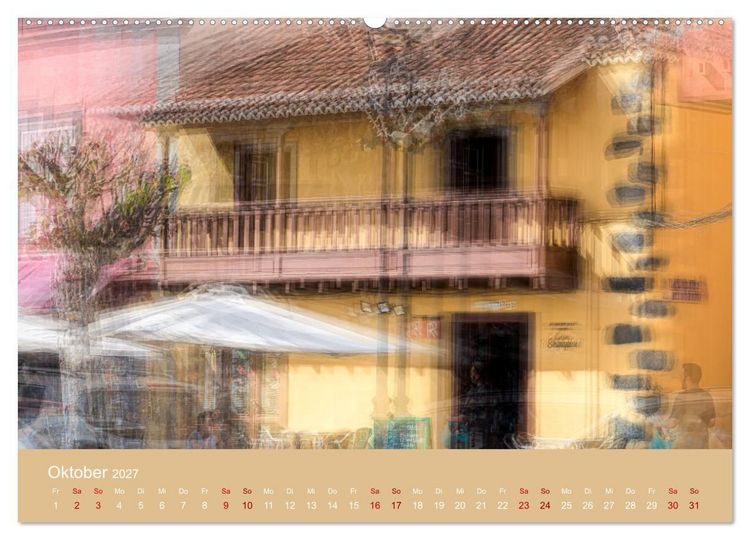 Produktbild: Architektur der Kanaren - Fotografie trifft Impressionismus (hochwertiger Premium Wandkalender 2027 DIN A2 quer), Kunstdruck in Hochglanz