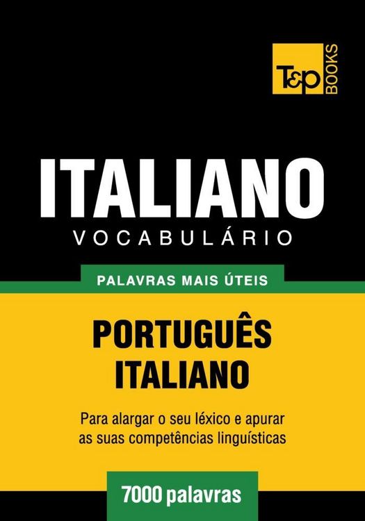 Produktbild: Vocabul&aacute;rio Portugu&ecirc;s-Italiano - 7000 palavras