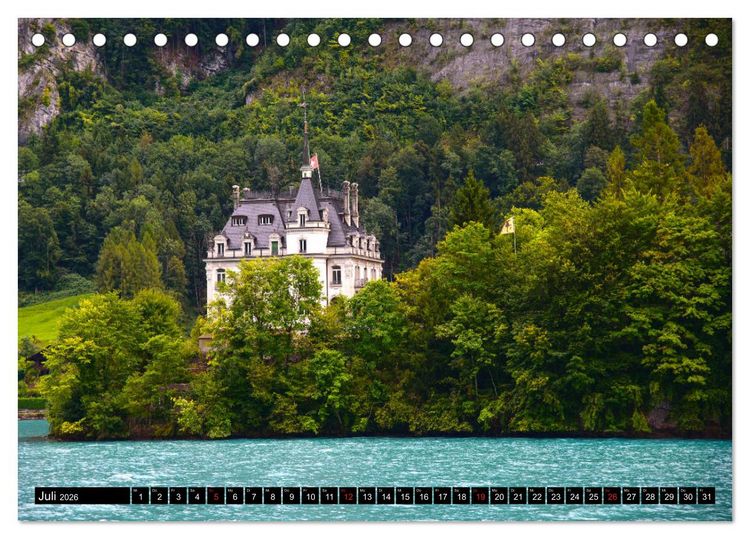 Produktbild: Schweizer Sch&ouml;nheiten (Tischkalender 2026 DIN A5 quer), CALVENDO Monatskalender