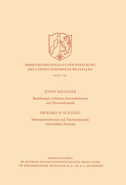 Produktbild: Beziehungen zwischen Netzwerktheorie und Thermodynamik / Informationstheorie und Thermodynamik irreversibler Prozesse