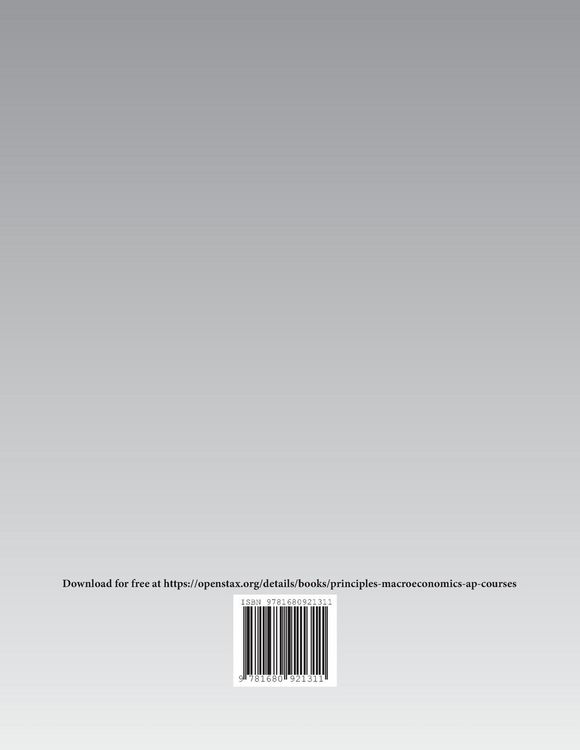 Produktbild: Principles of Macroeconomics for AP&reg; Courses