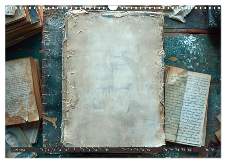 Produktbild: DIY Vintage Momente (Wandkalender 2026 DIN A3 quer), CALVENDO Monatskalender