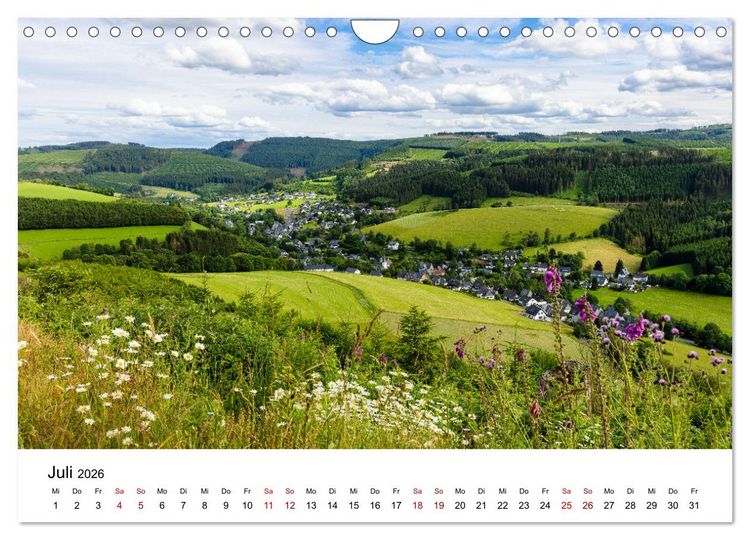 Produktbild: Westfeld-Ohlenbach im Wechsel der Jahreszeiten (Wandkalender 2026 DIN A4 quer), CALVENDO Monatskalender