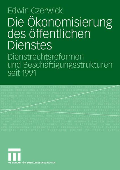 Produktbild: Die &Ouml;konomisierung des &ouml;ffentlichen Dienstes
