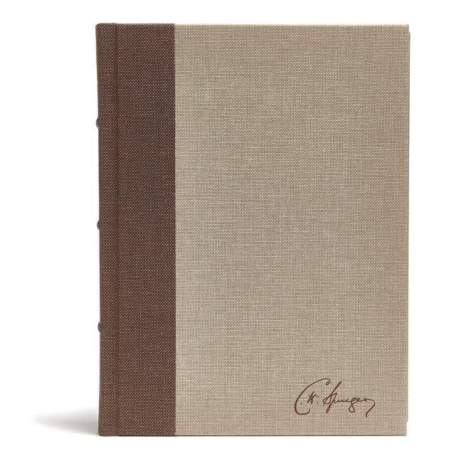 Produktbild: CSB Spurgeon Study Bible, Brown/Tan Cloth Over Board
