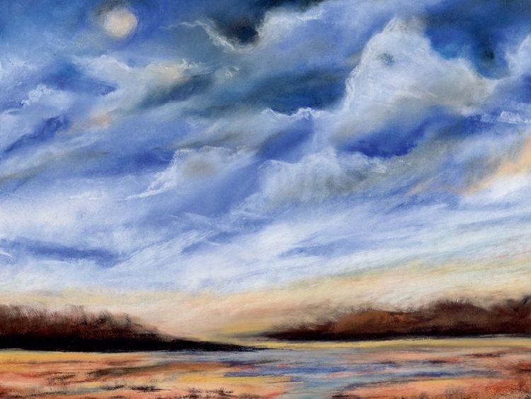 Produktbild: CALVENDO Puzzle Himmel &uuml;ber dem Moor 1000 Teile Lege-Gr&ouml;&szlig;e 64 x 48 cm Foto-Puzzle Bild von Jitka Krause