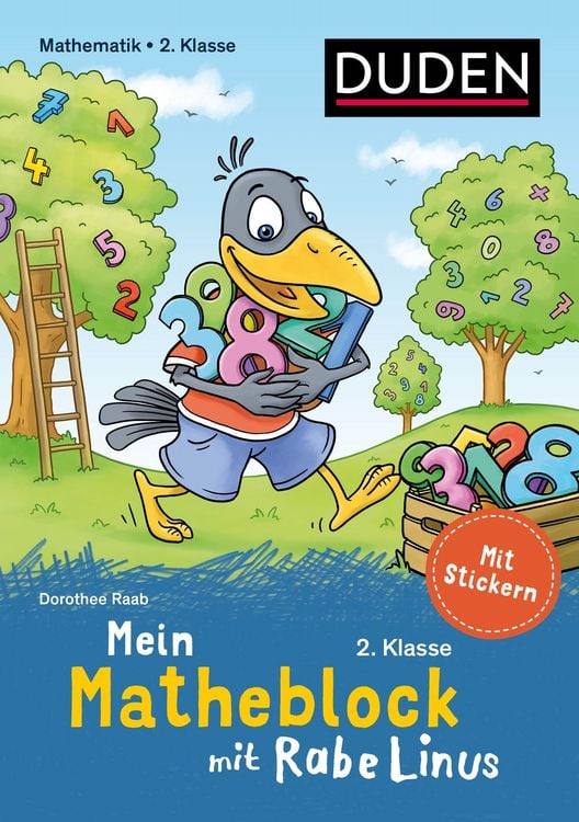 Produktbild: Mein Matheblock mit Rabe Linus - 2. Klasse
