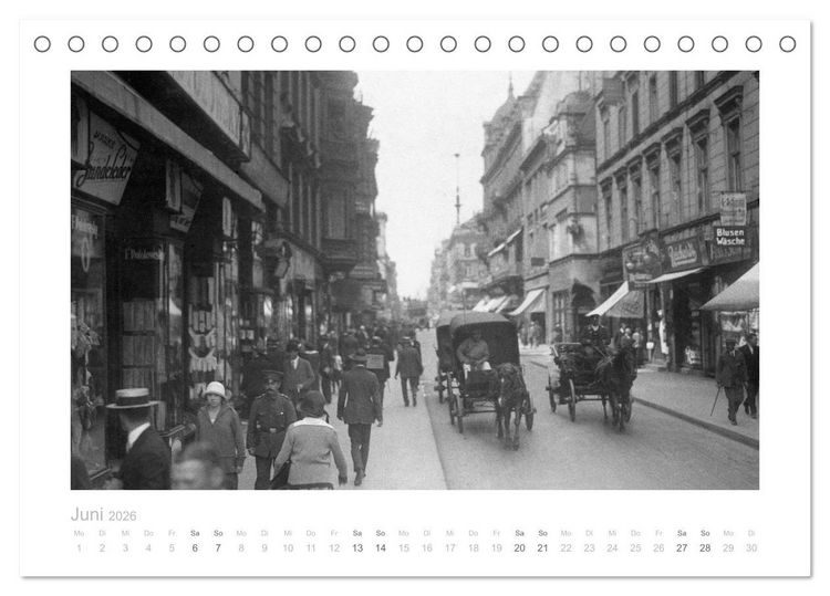 Produktbild: Die Friedrichstrasse - Legend&auml;re Luxusmeile von Berlin (Tischkalender 2026 DIN A5 quer), CALVENDO Monatskalender