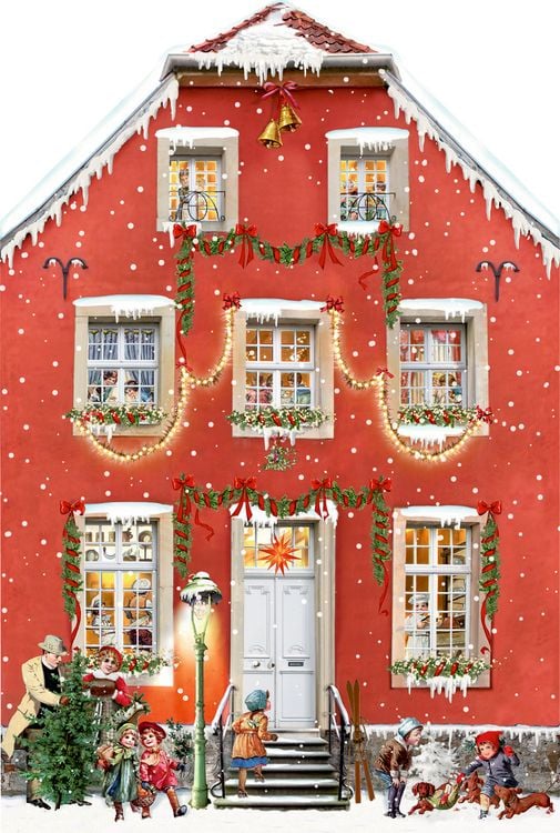 Produktbild: Aufstell-Adventskalender &ndash; Weihnachten bei uns Zuhaus