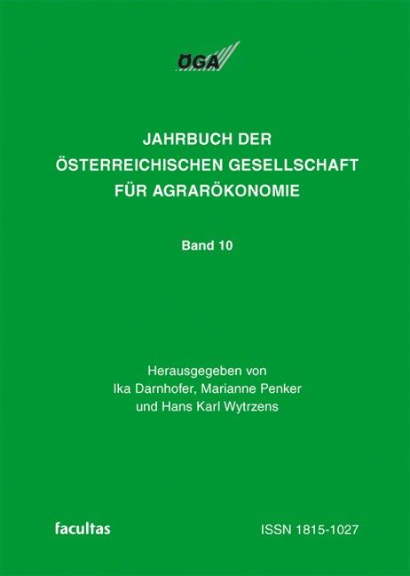 Produktbild: Jahrbuch der &Ouml;sterreichischen Gesellschaft f&uuml;r Agrar&ouml;konomie / Agrar&ouml;konomie zwischen Vision und Realit&auml;t