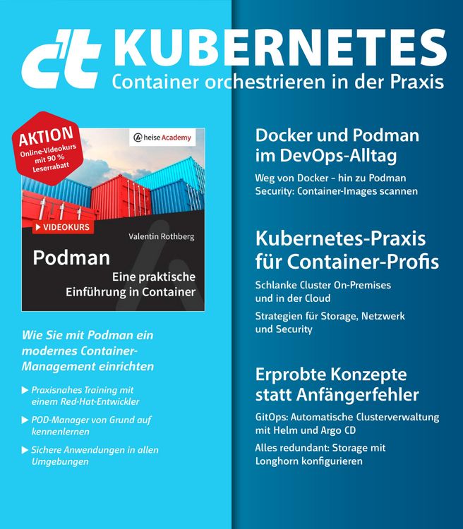 Produktbild: C't Kubernetes