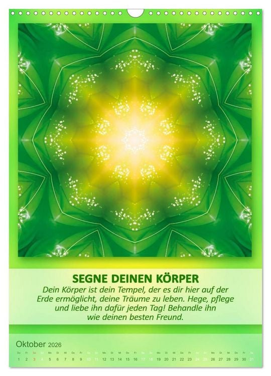 Produktbild: Light Energy Mandalas - Kalender - Vol. 2 (Wandkalender 2026 DIN A3 hoch), CALVENDO Monatskalender