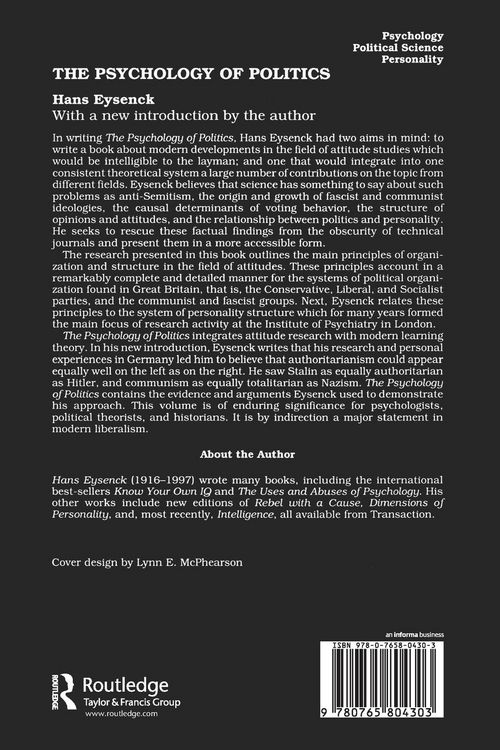 Produktbild: The Psychology of Politics