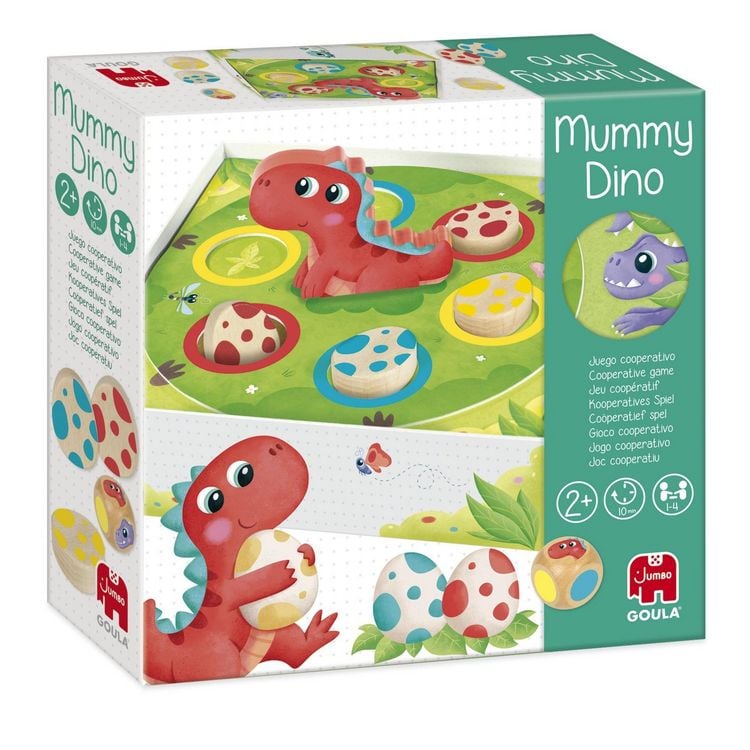Produktbild: Goula 1110100495 - Mummy Dino, Mama Dino, Kooperatives Kinderspiel ab 2 Jahren