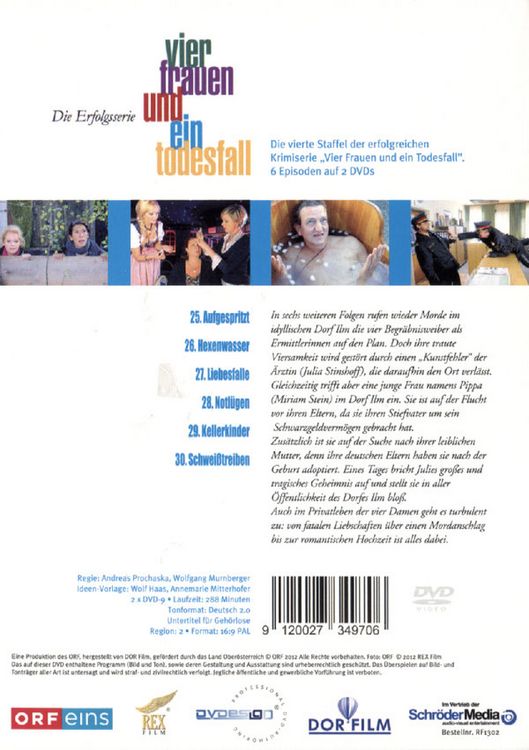 Produktbild: Vier Frauen und ein Todesfall - Staffel 4 [2 DVDs]