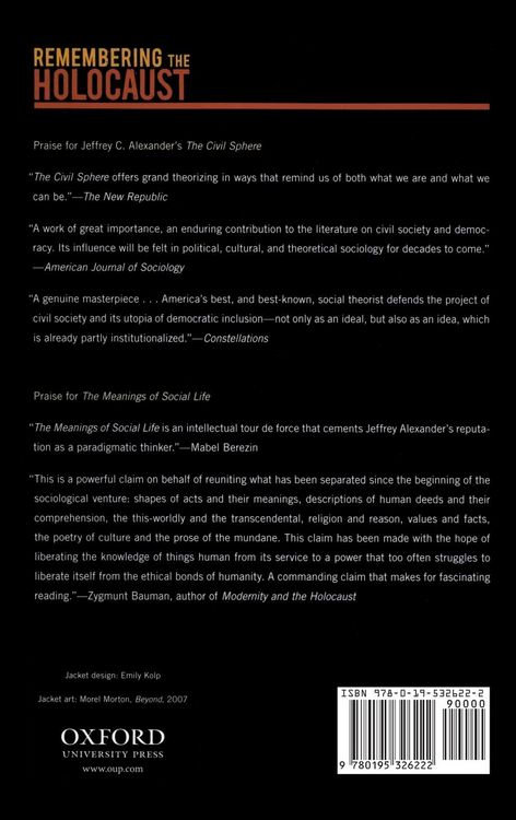 Produktbild: Remembering the Holocaust
