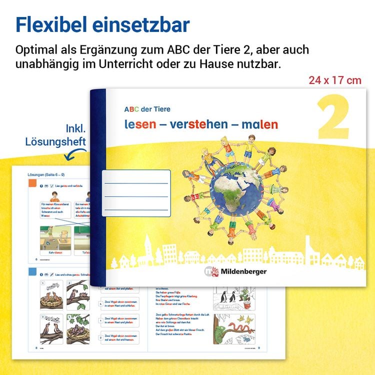 Produktbild: ABC der Tiere 2 Neubearbeitung &middot; lesen &ndash; verstehen &ndash; malen